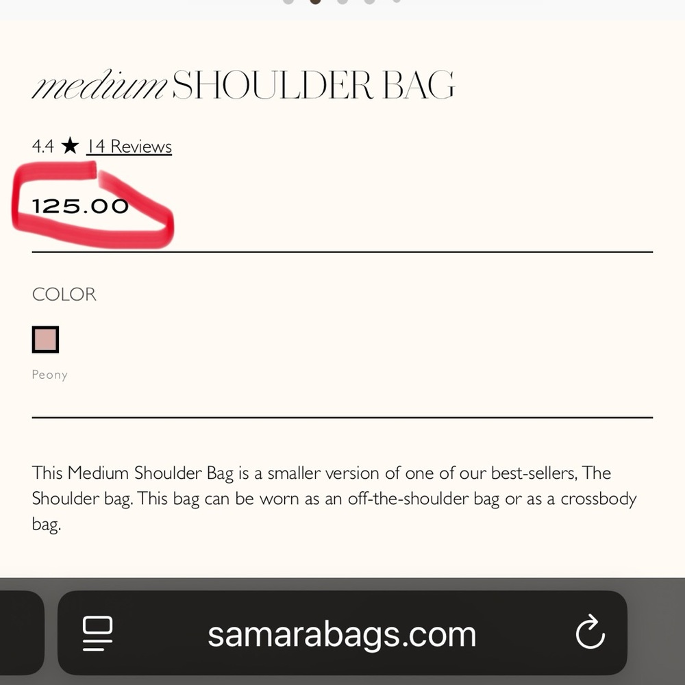 Samara Bags medium crossbody bag in peony pink vegan leather & vegan suede - EUC - Picture 13 of 13